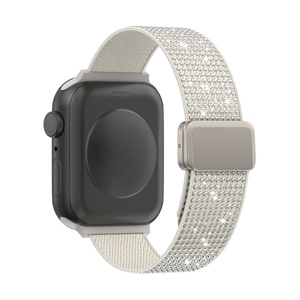 Luxury Nylon Magnetic Buckle Elastic Replacement Strap