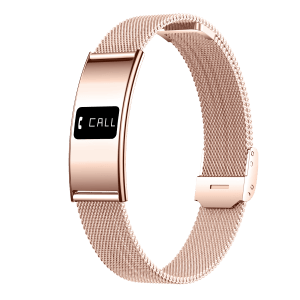 Stainless steel waterproof fitness tracker WB002