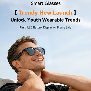 AI Smart Glasses with Camera Audio Recording Bluetooth Translation ChatGPT