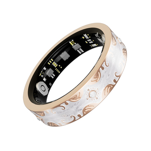 Stainless Steel Smart Ring BT IP68 LED Display Battery