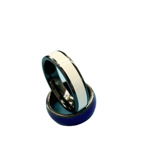 Programmable Ceramic Resin NFC RFID Social Media Payment Ring