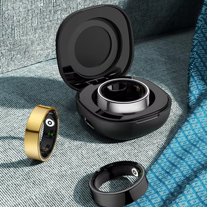 Manufacturer Smart Fitness Ring RZ09 App Control Stainless Steel Long Standby Time Skin Temperature Measurement Calories